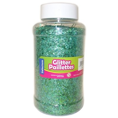 Paillettes en particules VERT Salière 454g Économique Paillettes en particules VERT Salière 454g Économique