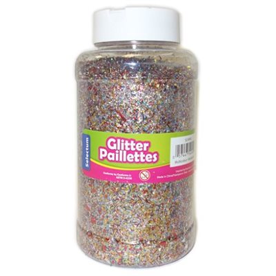 Paillettes en particules MULTICOLORE Salière 454g Économique