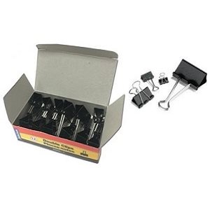 Pinces-Notes repliables, Acier trempé, 1 1 / 4" (32mm) 12 / bte