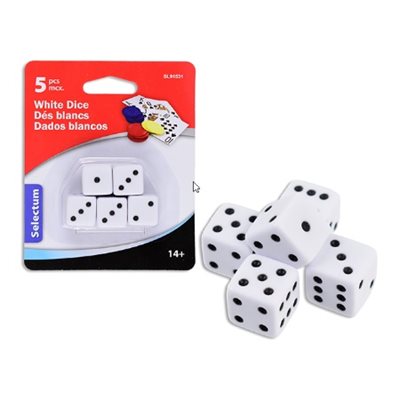 Dés à jouer 5 / pqt Dés à jouer 5 / pqt