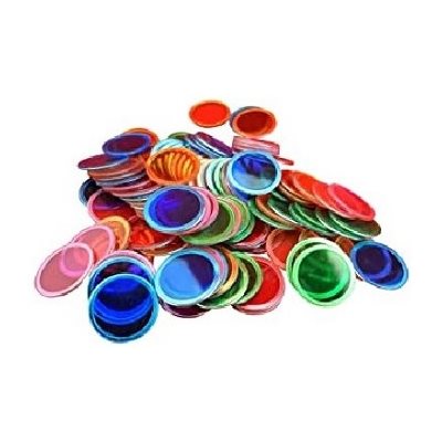 Jetons à Bingo magnétiques, couleurs assorties, 100 par boîte Jetons à Bingo magnétiques, couleurs assorties, 100 par boîte