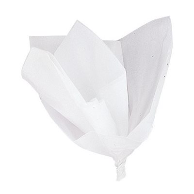 Papier de soie 20"X26" BLANC 10 / Pqt