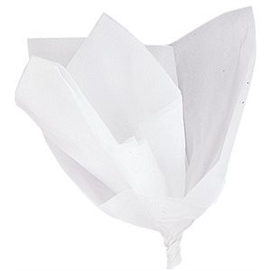 Papier de soie 20"X26" BLANC 10 / Pqt