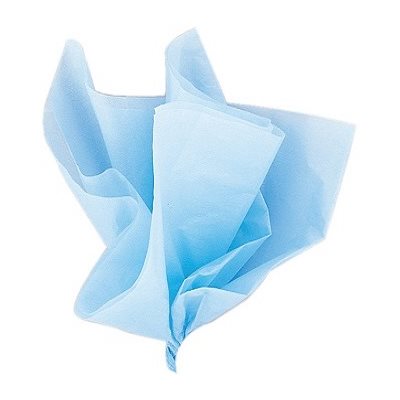 Papier de soie 20"X26" BLEU PÂLE 10 / Pqt