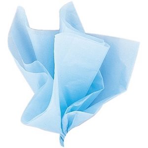 Papier de soie 20"X26" BLEU PÂLE 10 / Pqt