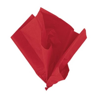 Papier de soie 20"X26" ROUGE 10 / Pqt