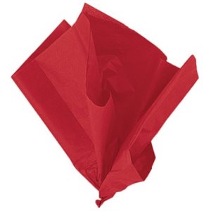 Papier de soie 20"X26" ROUGE 10 / Pqt