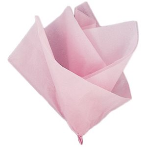 Papier de soie 20"X26" ROSE PÂLE 10 / Pqt