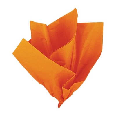 Papier de soie 20"X26" ORANGE 10 / Pqt