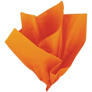 Papier de soie 20"X26" ORANGE 10 / Pqt