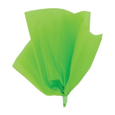 Papier de soie 20"X26" VERT LIME 10 / Pqt