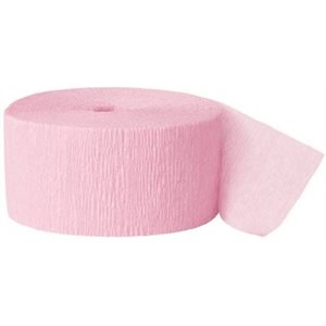 Papier Crêpe en rouleau ROSE PÂLE 81' X 1.75'' (25) 2 / pqt