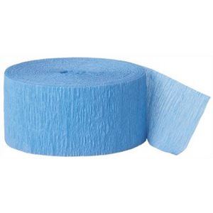 Papier Crêpe en rouleau BLEU PÂLE 81' X 1.75'' (25) 2 / pqt