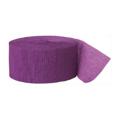 Papier Crêpe en rouleau VIOLET FONCÉ 81' X 1.75'' (25M) 2 / pqt Papier Crêpe en rouleau VIOLET FONCÉ 81' X 1.75'' (25M) 2 / pqt